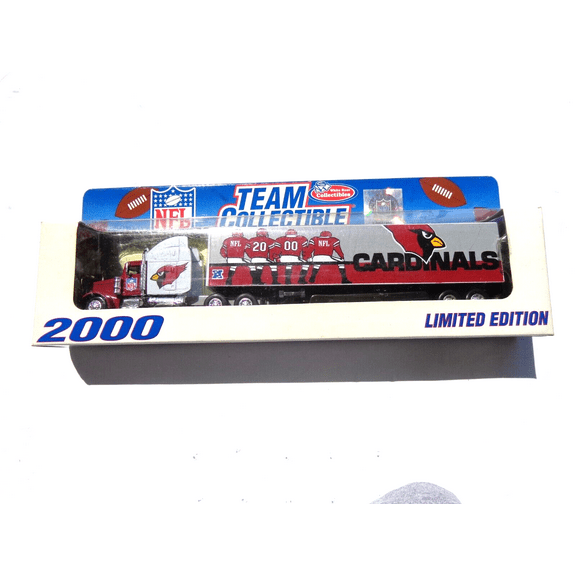 Arizona Cardinals Fleer 2000 Team Collectible Series NFL Tractor Trailer Scale Toy Vehicle