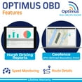 thumbnail image 3 of Optimus Plug-in GPS Tracker for Cars - Easy Installation - Harsh Driving Alerts - Reporting History and More - Extension Cable Included, 3 of 5