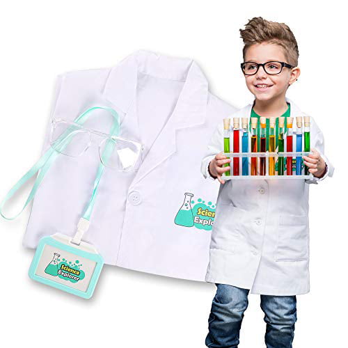 lab Coat Dress Up YOLSUN Kids Doctor Costume Play Set 