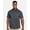 Dark Charcoal, variant on Harriton M585 Men's Advantage IL Short Sleeve Work Shirt-Black-S