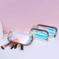 thumbnail image 1 of Fiudx Neceser Colorido, Material de Tpu Transparente, Elegante Diseño Semicircular, Cremallera Metálica Resistente, Organizador Versátil para Artículos de Tocador y Maquillaje, Ideal para Viajes y Us, 1 of 7