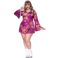 thumbnail image 2 of Conjunto Vestido Leg Avenue 2 Piezas Chica Hippie Floral con Mangas Campana, 2 of 5