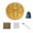 gold, variant on Rain Drum for Outside, Tounge Drum 3 Inch 6 Notes, Non Waterlogging Rain Drum for Outside Garden when It Rains, Mini Outdoor Rain Drum Instrument