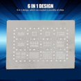 thumbnail image 4 of 6-in-1 Universal Reballing Stencils Templates For BGA153/162/169/186/221/254/EMMC, 4 of 5