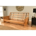 thumbnail image 2 of Kodiak Furniture Phoenix Queen-size Butternut Wood Futon-Linen Stone Mattress, 2 of 4