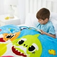 thumbnail image 2 of Baby Shark Kids Plush Blanket, 62” x 90”, 2 of 6