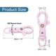 thumbnail image 2 of Ganchos de Langosta de Plástico Uxcell, Clips de Activación de Lanyard, Rosa, 2 of 5