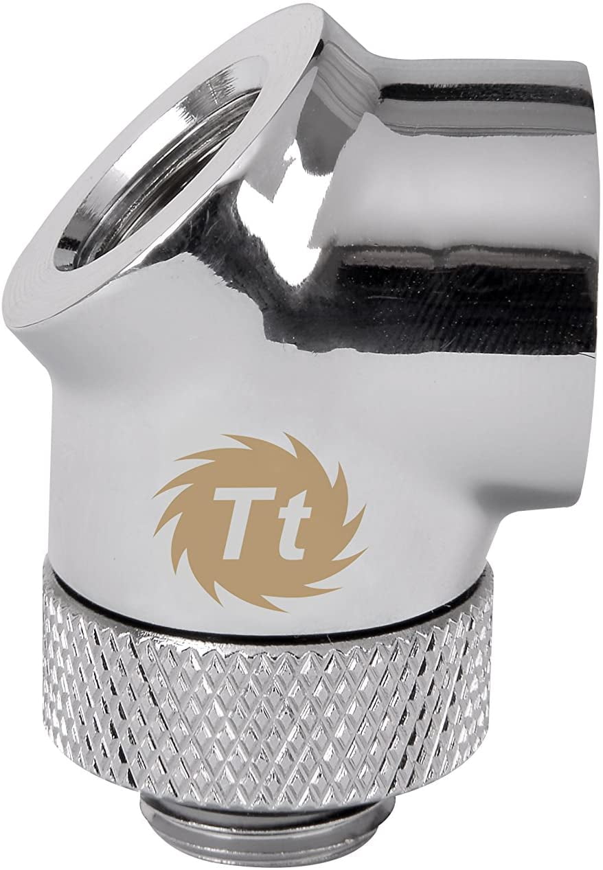 Thermaltake Pacific Adattatori 90° G1/4 Per Raffreddamento A Liquido PC - Verde, Confezione Da 2 (CL-W052-CU00GR-A) - 4