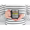 thumbnail image 2 of How Come You're A Peach Is A Compliment But You're Bananas Is An Insult? Cool Humorous Meme Quotes, Black 11oz Ceramic Mug, 2 of 5