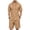 Yellow, variant on LEKWK Men Linen Sets Outfits 2 Piece Short Sleeve Button Down Hooded Tops and Elastic Waist Shorts Lightweight Loose Fit Summer Fashion Beach Vacation Wear