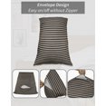 thumbnail image 7 of Vintage Brown Pillow Covers King Size 2 Pack, Ombre Abstract Minimalist Geometric Soft Bed Throw Pillowcases Breathable Cooling Long Lumbar Body Pillow Sham Cover for Bed Sofa 20''x36'', 7 of 7