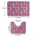 thumbnail image 3 of Yiaed Colorful Cute French Bulldog Print Bathroom Mat Set 2 Pieces Mat Anti-Skid Pad Ultra Soft and Absorbent Bathroom Bath Mat Contour Bath Rugs for Toilet Base, 3 of 6