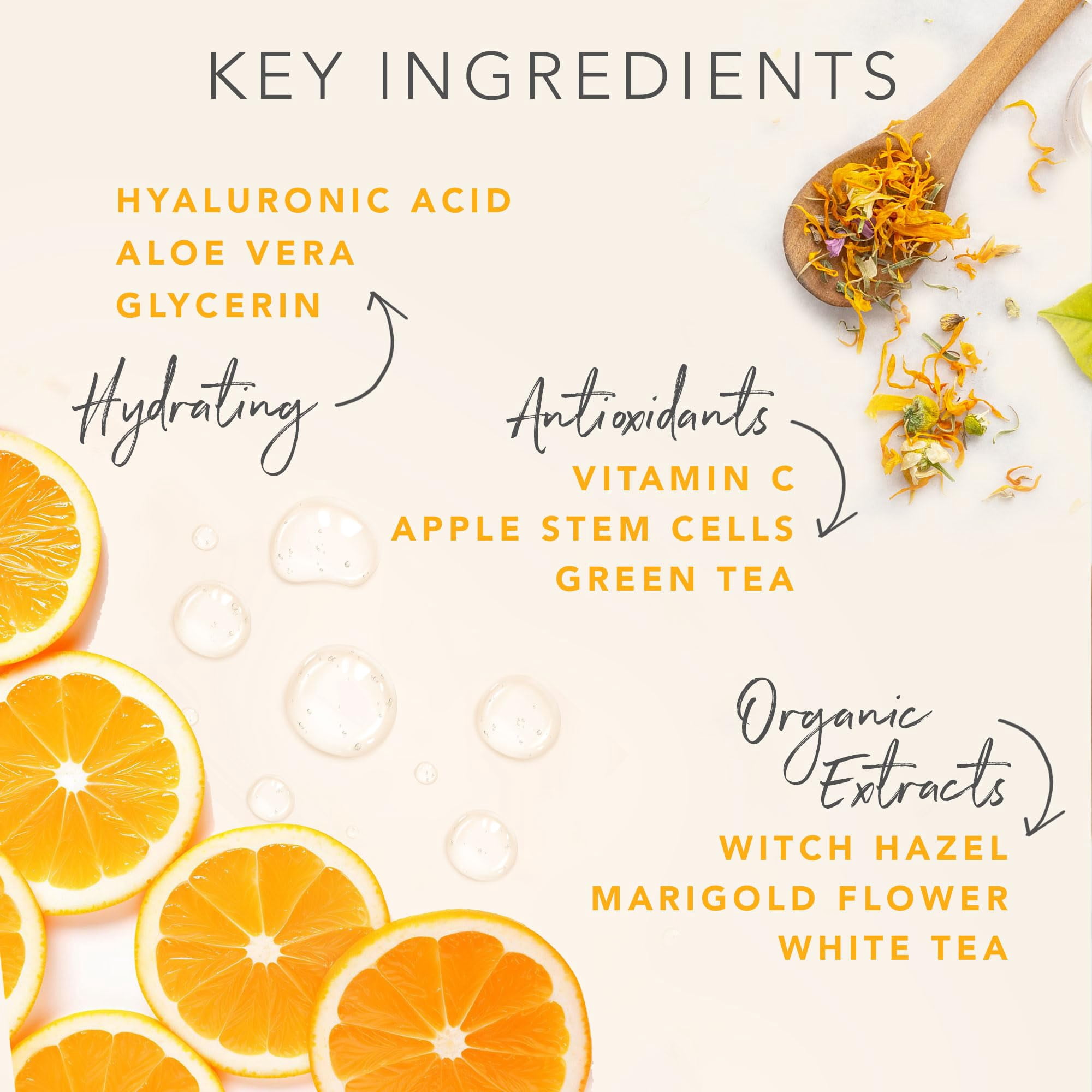 Beauty by Earth Vitamin C Face Toner - USA Made with Natural & Organic Ingredients, Alcohol-Free Skin Brightening Facial Toner for Sensitive and Aging Skin, 4.5 fl.oz