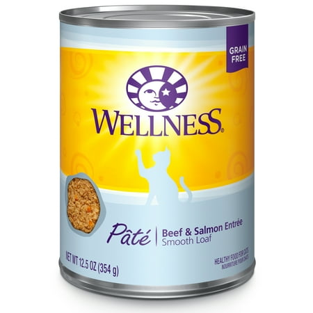 UPC: 0076344090229 | Wellness Complete Health Natural Grain Free Wet Canned Cat Food  Beef & Salmon Pate  12.5-Ounce Can (Pack of 12)