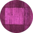 thumbnail image 1 of Ahgly Company Indoor Round Abstract Pink Contemporary Area Rugs, 3' Round, 1 of 4