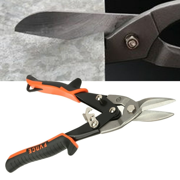 10 Tin snips for Cutting Metal Sheet - Aviation Snips Straight Cut With  CR-V Blade&Non-Slip Handel,Max 1.2mm Cutting Thickness,For Cutting Metal  Sheet (Metal)