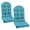 Blue, variant on Outdoor Chair Cushions Set of 2, Waterproof Rocking Chair Cushion with Ties Non- Black Thick Patio Seat Cushion for Indoor Outdoor Furniture