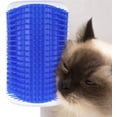 thumbnail image 5 of RV 1 Uds. Masajeador de pared para gatos, cepillo removedor de cepillos para mascotas, cepillo de masaje para depilación de gatitos y mascotas, suministros para el cuidado personal de mascotas (azul), 5 of 5