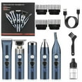 thumbnail image 3 of Uscallm under $5 1Pcs 5 in 1 Hair Clipper, 5 in 1 Multifunctional Hair Clipper,Men's Beard Trimmer Nose Eyebrow,Rechargeable Cordless Grooming Kit,Body Hair Shaver Barber Tool, 3 of 9
