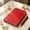 A, variant on A5 PU Leather Journal 200 Pages Lined Notebook with Pen Holder 80GSM Thick Paper Softcover Notepad Minimalist Business Executive Writing Planner Red