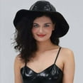 thumbnail image 2 of Aocisk Stylish Bucket Hat Outdoor Event Accessory Party Wear Versatile All Season Sun Black one size, 2 of 4
