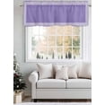 thumbnail image 5 of Valances for Windows Purple Abstract Art Rod Pocket Cafe Window Treatments Valance Curtains for Kitchen Bathroom Laundry Basement Windows 56"x16", 5 of 9