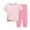 Pink, variant on Cethrio Kids Boys Cotton Pajama Sets, Short Sleeve Casual Soft Summer Boys' Sleepwear Sets Blue Size 14-16