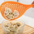 thumbnail image 4 of Cheers.US Slotted Spoon, Heatproof Skimmer Strainer Slotted Spoon, Seamless One-Piece Non-Stick Cooking Silicone Scoop Ladle with Ergonomic Handle for filter Vegetable, Pasta and More, 4 of 7