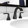 thumbnail image 3 of Pfister Rancho Matte Black Widespread Faucet with Drain, 3 of 3