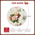 thumbnail image 4 of Kll Vintage Bike Flower Butterfly Christmas Tree Skirt 30",Party Decorations Farmhouse For Christmas Decorations Holiday Party, 4 of 8