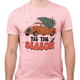 thumbnail image 2 of Retro Tis the Season Shirt Unisex Medium Pink, 2 of 5