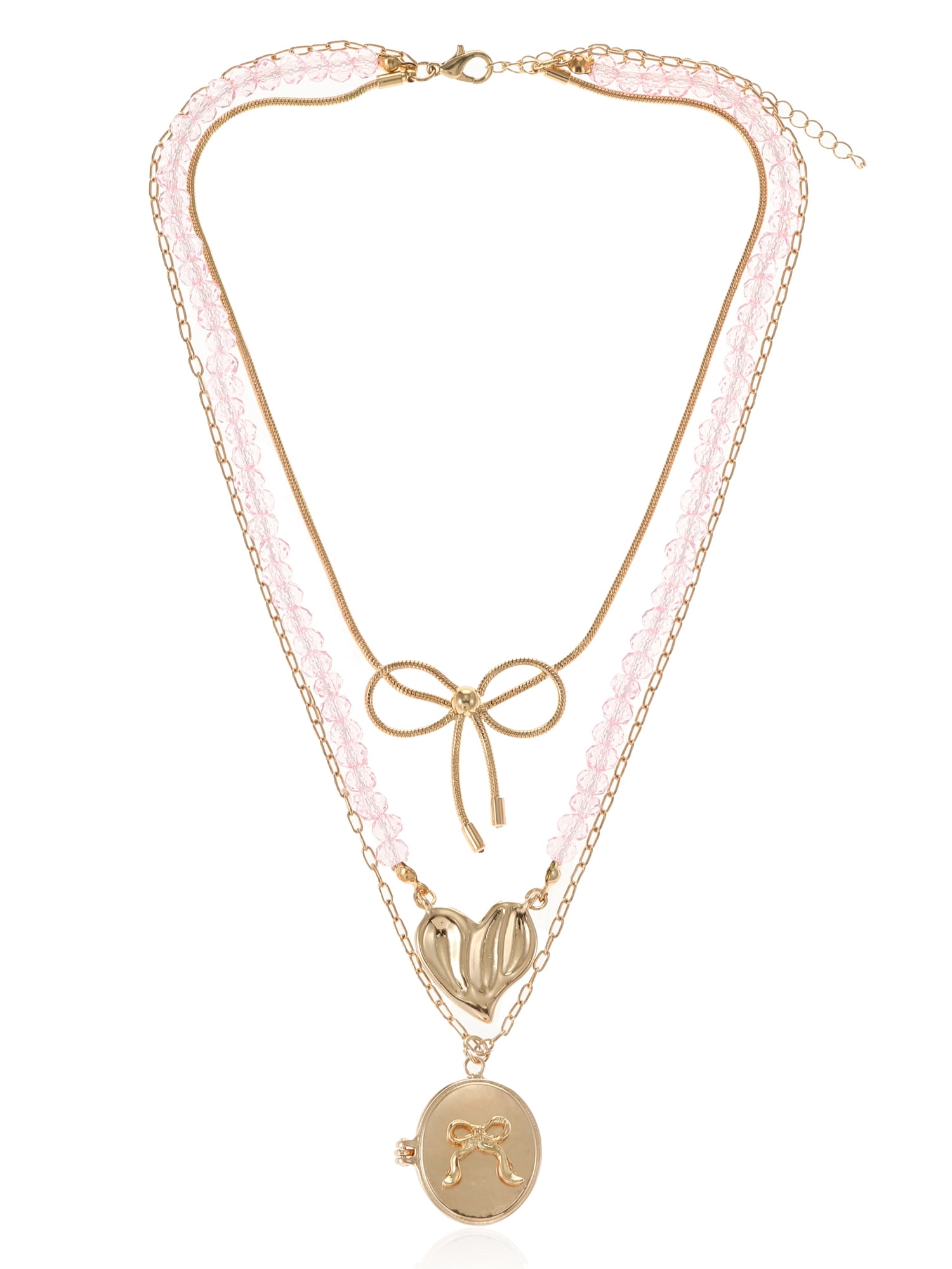 Packed Party Layered in Love 3-Layer Necklace with Locket