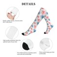 thumbnail image 6 of Bixox Bright Colorful Fireworks Print Compression Socks,Compression Socks Women & Men Circulation for Medical,Running,Athletic, 6 of 7