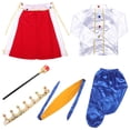 thumbnail image 2 of 1 Juego de ropa de Príncipe para niño, capa de rey, corona, disfraz de actuación de Halloween, ropa de fiesta, 2 of 6