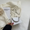 thumbnail image 1 of LHSHID Lace Flower Mini Chain Small Bag New Fashion Lipstick Bag Western Style Casual Trend Simple Shoulder Messenger Bag for Women, 1 of 6