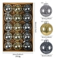 thumbnail image 5 of 3.15" Velvet Christmas Ball Pendant Christmas Decoration Ball Gift Box,15Pcs Shatterproof Xmas Tree Ball Hanging Pendants Decorations, 5 of 8