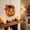C, variant on Halloween Jack O Lantern Wooden Door Hanger, 4 Styles Fall Pumpkin Front Door Sign for Thanksgiving Home Decor