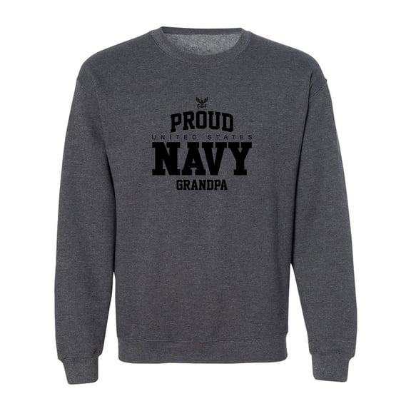 Proud United States Navy GRANDPA Crewneck Sweatshirt