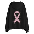 thumbnail image 5 of SHIXIAOO Chandails à Capuchon et Chandails pour Femmes pour Tenue Décontractée Style à Fermeture Éclair avec Imprimé Ruban de Sensibilisation au Cancer pour Confort Toute l'Année s'Agence Bien Chandail à Capuchon Uni Femmes plus Chandail Doux à Enfiler, 5 of 5