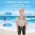 thumbnail image 3 of Gogokids Kids Swim Vest Life Jacket-Toddler Flotation Buoyancy Swimsuit Trainer Vests Swimming Aid Jacket for Boys/Girls Age 1-9 Years, Blue, 3 of 7