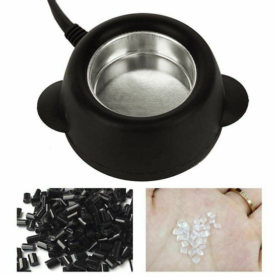 Mini Pot de Colle Chaude Kératine Fusion Pot de Fusion Extension de Cheveux Professionnel