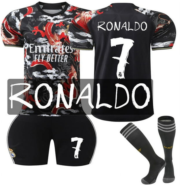 Maillot de Soccer Garçons Filles Enfants MBAPPE 10 RONALDO 7 KROOS 8