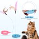 thumbnail image 5 of 4 juguetes interactivos para gatos con collar, varita de juguete para gatitos, juguetes interactivos para ejercitar gatos, juguetes para gatos de interior, 5 of 7