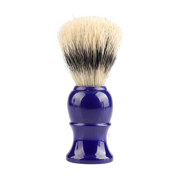 Cepillo de plástico con cerdas de jabalí para el cuidado del afeitado, herramientas para hacer espuma, cepillo para hombres