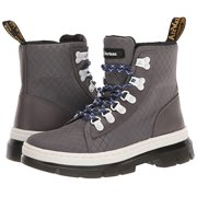Dr. Martens Women's Combs W Fashion Boot, Gunmetal Nylon Ripstop+Grove, 9