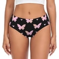 thumbnail image 1 of Balery Gradient Butterfly Ropa Interior de Algodón para Mujer con Dibujo – Braguitas Cómodas y Elásticas, Estilo Clásico-Large, 1 of 6