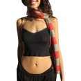 thumbnail image 1 of Fortune Women Mini Vest Solid Color Sleeveless Low Cut Camisole Spaghetti Strap Crop Tops, 1 of 7