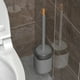thumbnail image 1 of Cepillo de inodoro con cerdas, kit de cepillo para inodoro, moderno y compacto, con mango largo y cerdas para limpieza de baño., 1 of 6