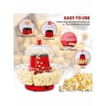 thumbnail image 4 of Oil-Free Popcorn Maker Up To 95% Popping Rate 3-Minute Quick Preparation Butterfly Design With 4 Built-In Small Bowls For Family Sharing Perfect For Family Gatherings And Party Snacks, 4 of 8