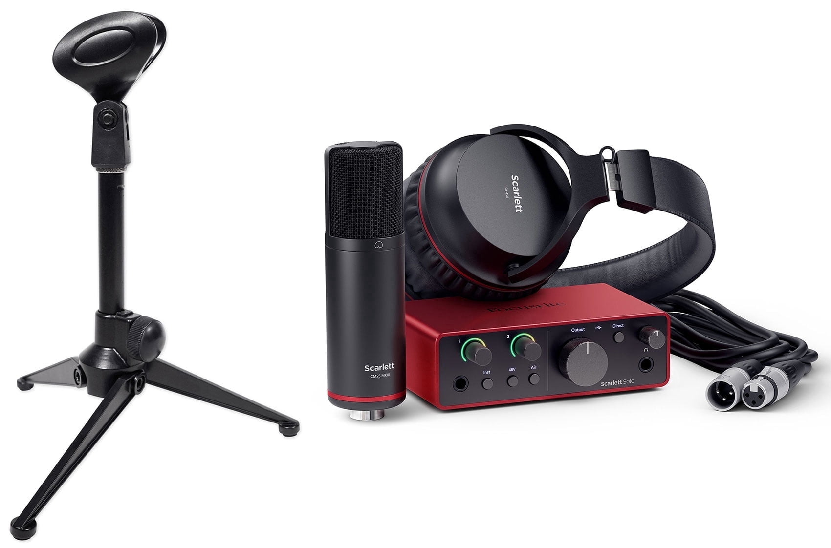 Focusrite SCARLETT SOLO STUDIO USB Recording Interface w/Mic+